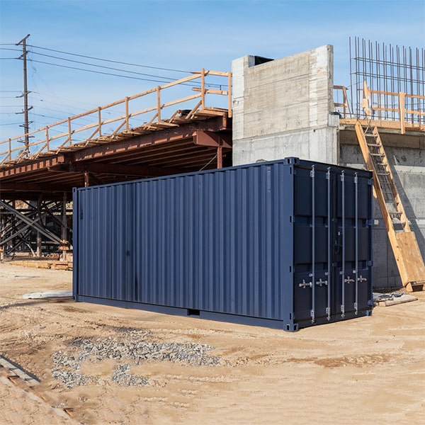 our construction site storage containers can be equipped with hvac units for temperature and humidity control